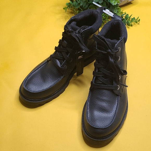 SOREL WATERPROOF BIG KID 3 LEATHER BOOTS SHOES - Picture 3 of 9